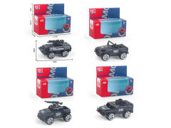Die Cast Military Car Free Wheel(4S) toys