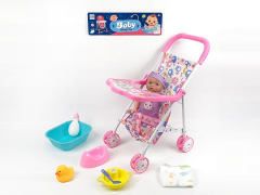 Go-cart & 12inch Moppet Set toys