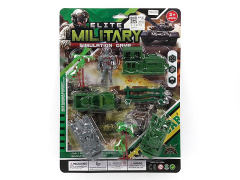 Free Wheel Military Car Set toys