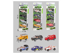 1:64 Die Cast Car Free Wheel(4in1) toys