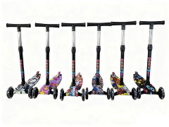 折叠三轮滑板车带灯光