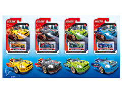 合金滑行开门小跑车（4款）