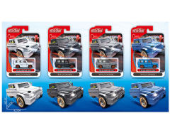 合金滑行开门小跑车（4色）