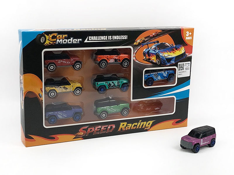 1:64 Die Cast Cross-country Car Free Wheel(8in1) toys