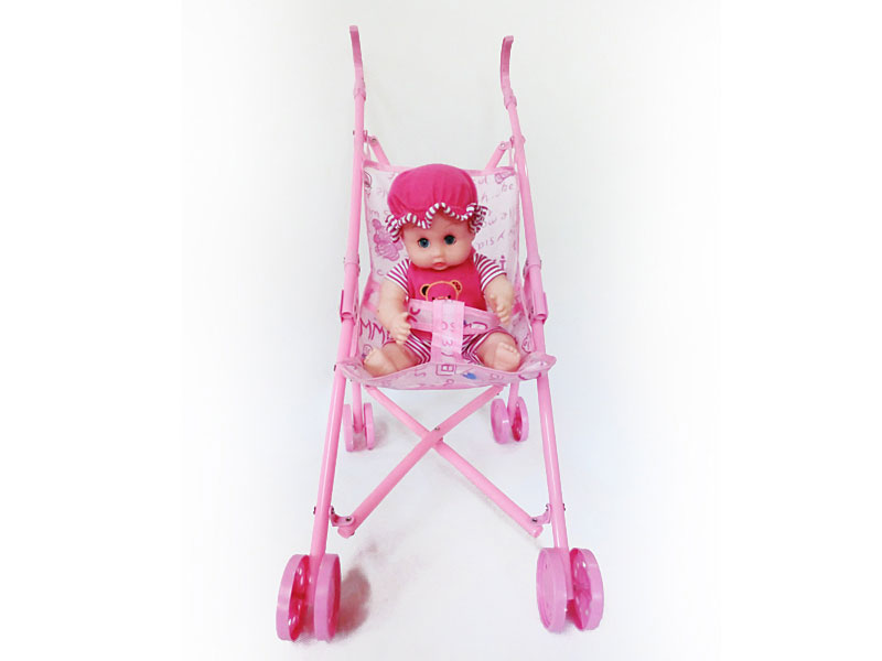 Plastic Go-Cart & Doll toys