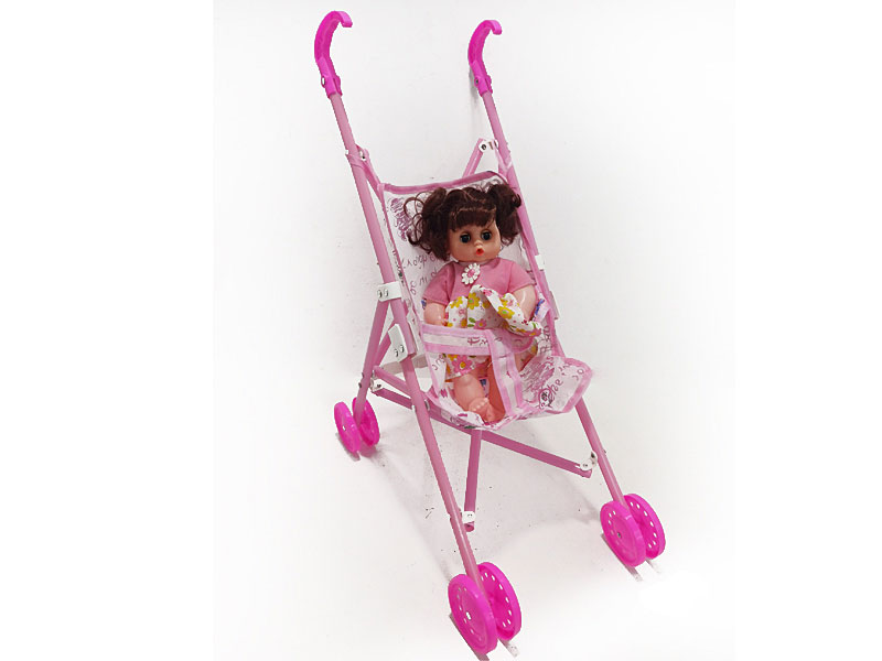 Plastic Go-Cart & Doll toys