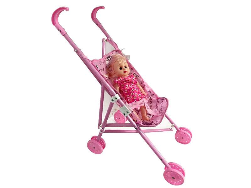 Plastic Go-Cart & Doll toys