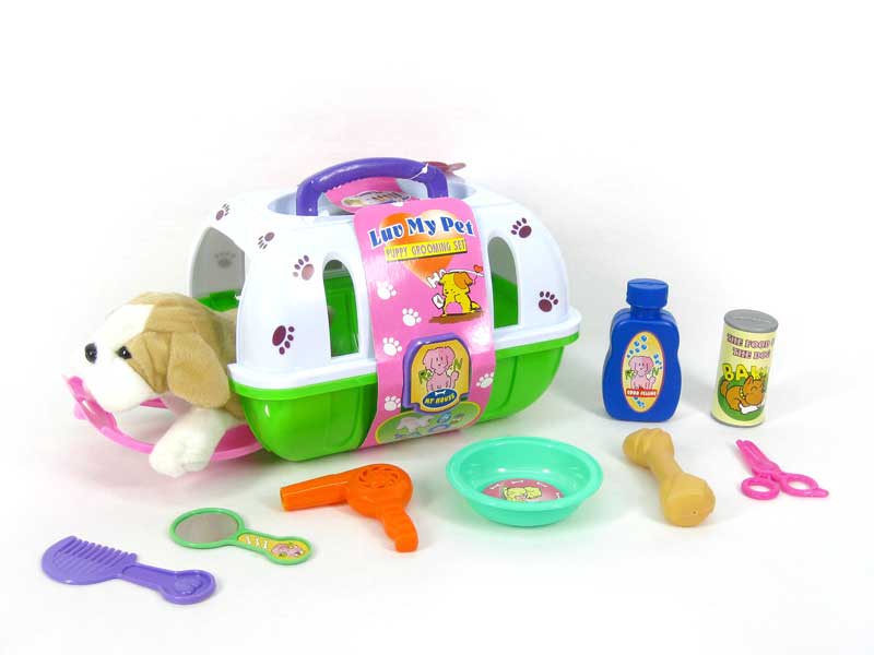 puppy grooming set toys