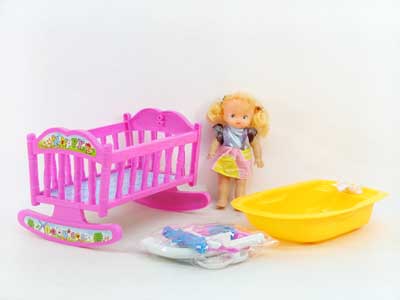 Baby Bed &Tub(3C) toys