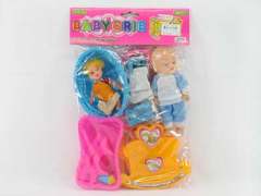 Baby Bed &  Doll Set