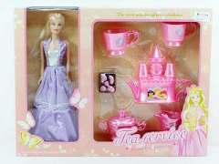 Tea Set & Doll
