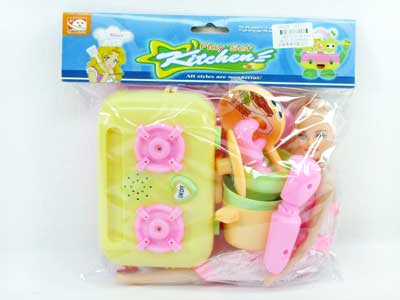 Cooking Set W/M & Doll toys