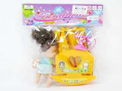 Baby Bed & Doll &Telephone(3C)