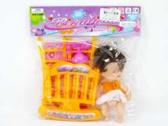 Baby Bed & Doll &Telephone(3C) toys