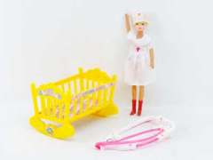 Baby Bed & Nurse(3C) toys