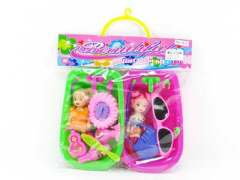 Tub Set & 3.5"Doll(2in1) toys