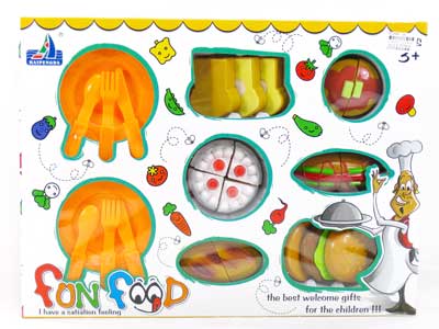 Cutting Bread Hamburger Set toys