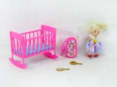 Baby Bed & Mobile Telephone W/L_M toys