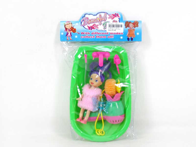 Tub & Doll Set toys