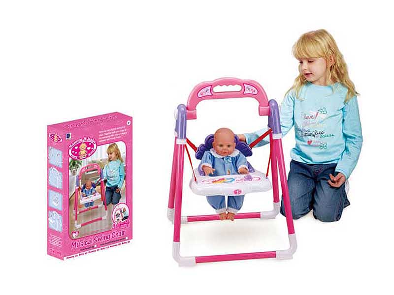 Cradle Set W/M toys