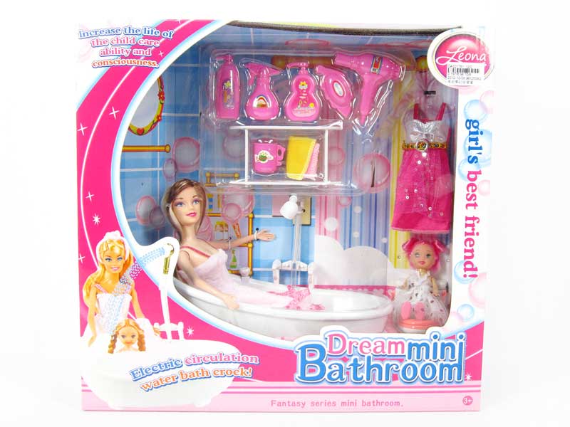 B/O Bathroom Set toys