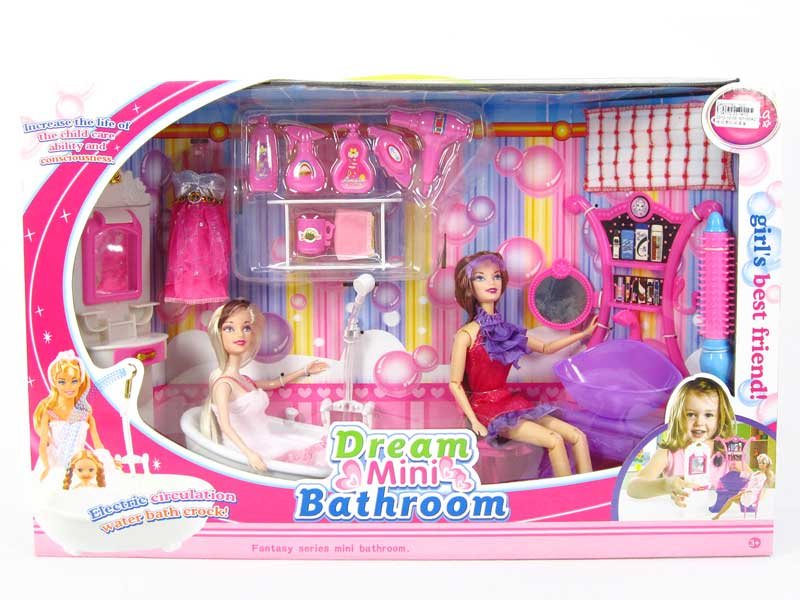 B/O Bathroom Set toys