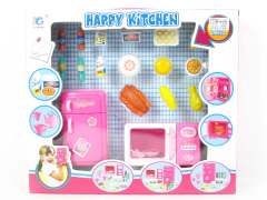 B/O Microwave Oven & Refrigeratory toys