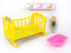 Baby Bed & Tub Set(3C) toys