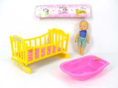 Baby Bed & Tub Set(3C) toys