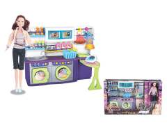 Washer Set & Doll toys