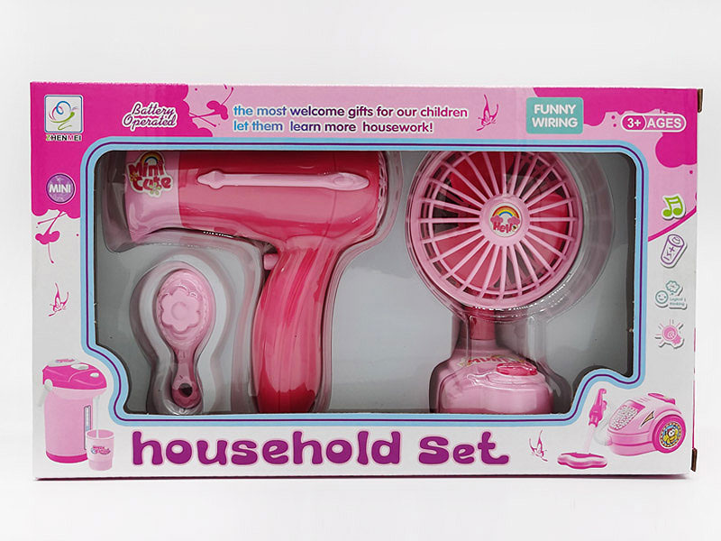 B/O Hair Dryer & Electric Fan toys