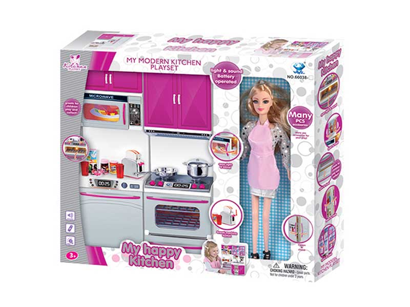 Kitchen Set W/L_M toys