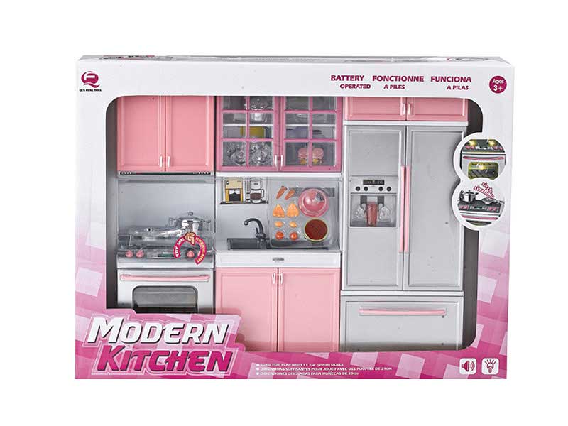 3in1 Kitchen Set W/L_S toys