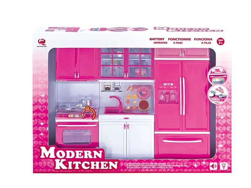 3in1 Kitchen Set W/L_S toys
