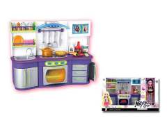 Kitchen Set & Doll