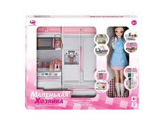 Kitchen Set & Doll W/L_S