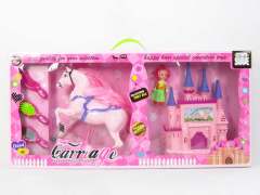 Castle W/M & Horse toys