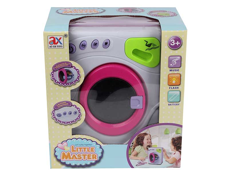 B/O Washing Machine W/L_M toys