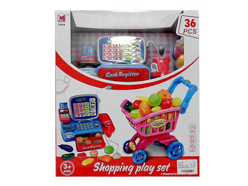 Cash Register & Shopping Car toys