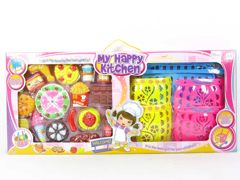 Cake Set & Shopping Bag toys