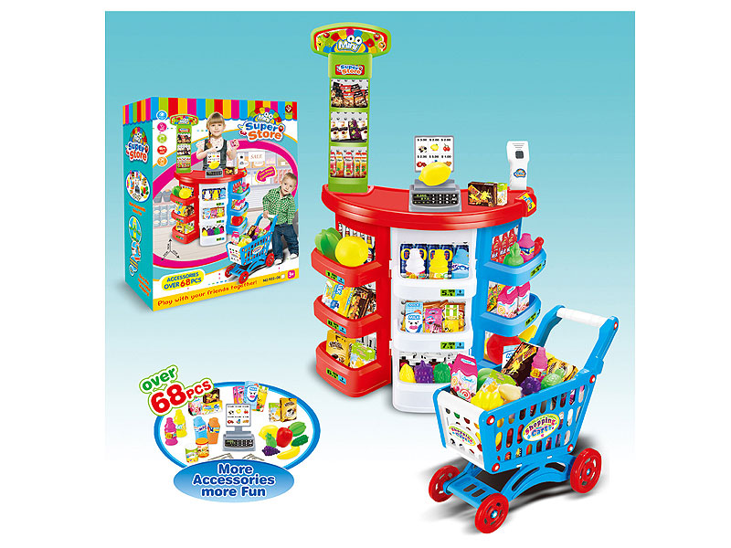 Cash Register Set W/L_S toys