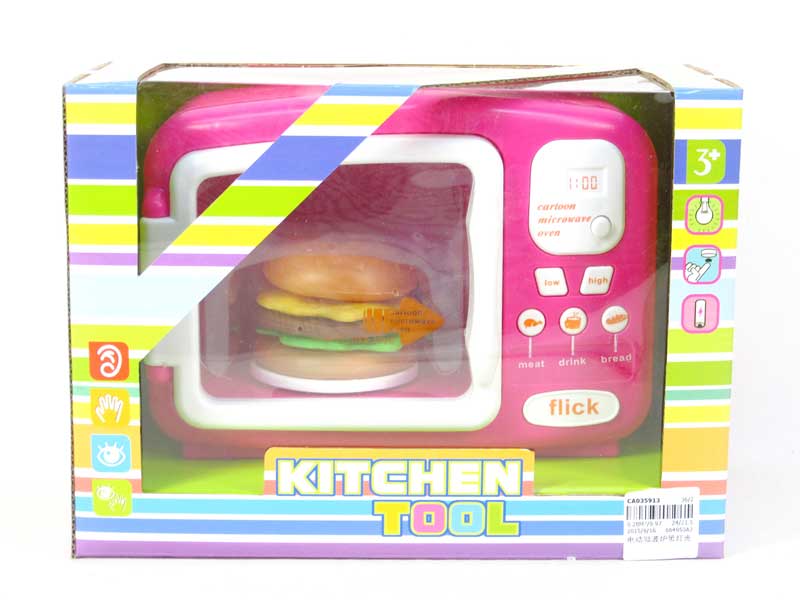 B/O Microwave Oven W/L toys