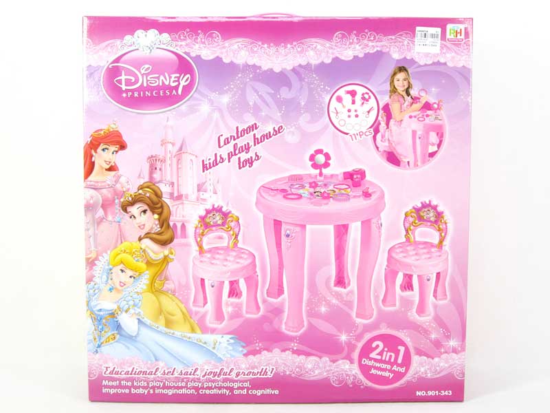 2in1 Dishware And Jewelry toys