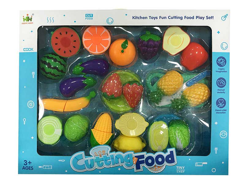 Vegetable Set & Fruit Set toys