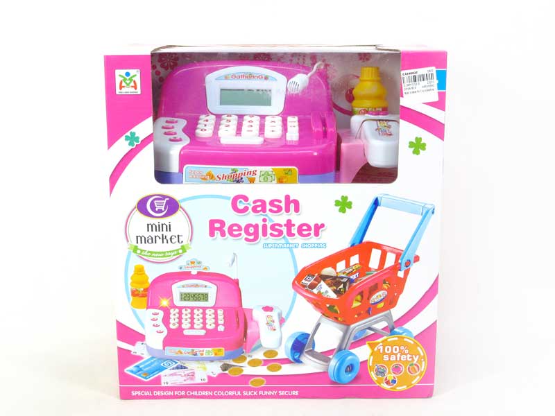 Cash Register W/L & Shopping Car toys