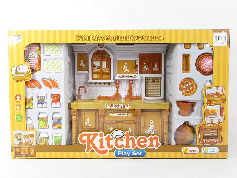 Kitchen Set W/L_M toys