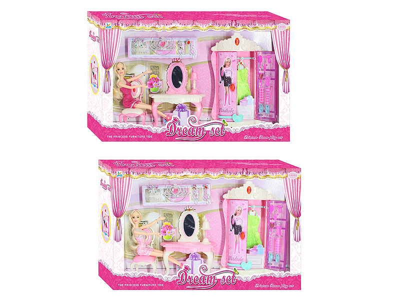 Beauty Collection Delight & 11inch Doll(2S2C) toys