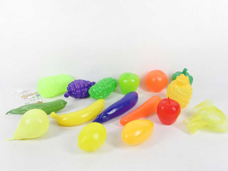 Fruit & Vegetable Set(15pcs) toys