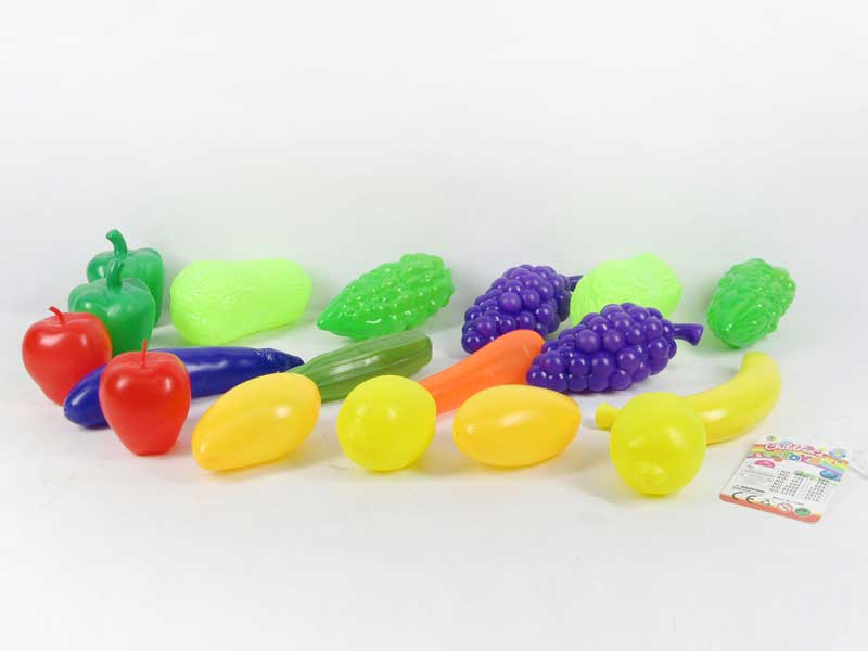 Fruit & Vegetable Set(18pcs) toys