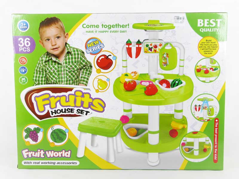 Fruit Set W/L & Chair toys